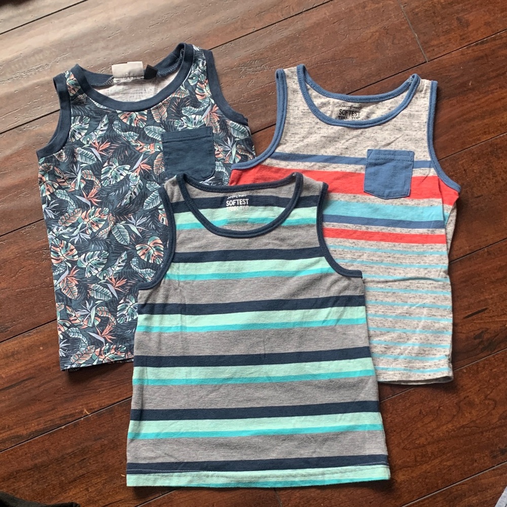 Vibrant Kids Tank Tops Trio